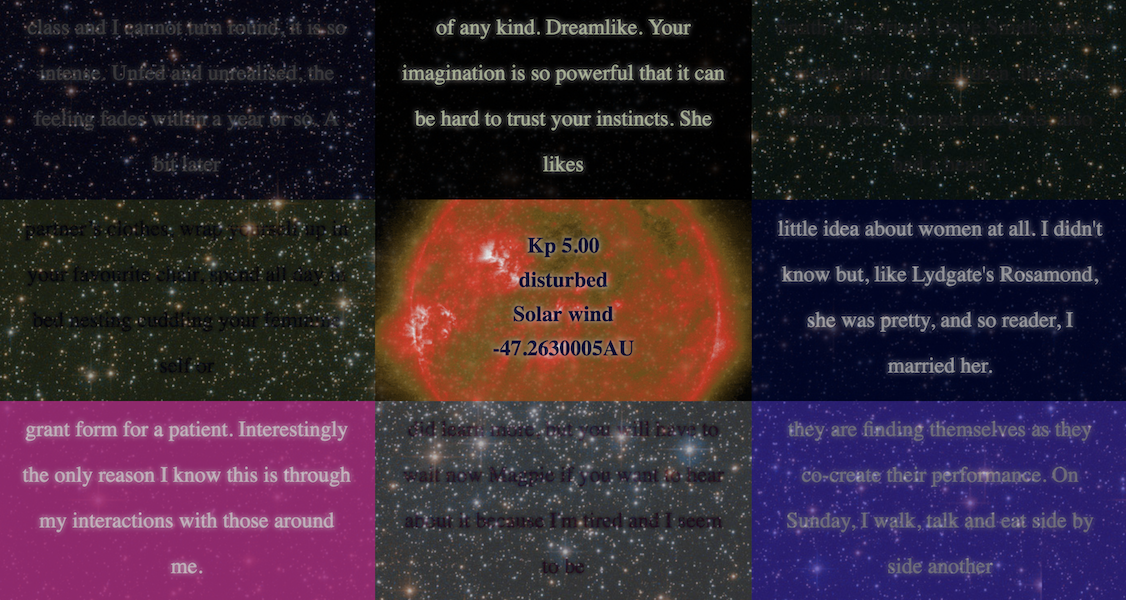 screenshot of Personal Space